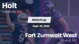 Matchup: Holt  vs. Fort Zumwalt West  2020