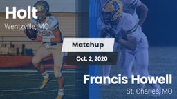 Matchup: Holt  vs. Francis Howell  2020