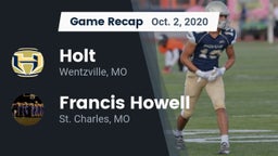 Recap: Holt  vs. Francis Howell  2020