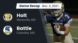 Recap: Holt  vs. Battle  2021