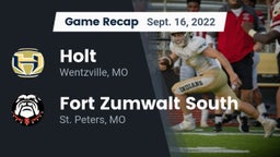 Recap: Holt  vs. Fort Zumwalt South  2022
