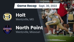 Recap: Holt  vs. North Point  2022