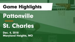 Pattonville  vs St. Charles  Game Highlights - Dec. 4, 2018