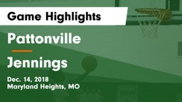Pattonville  vs Jennings  Game Highlights - Dec. 14, 2018
