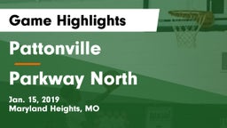Pattonville  vs Parkway North  Game Highlights - Jan. 15, 2019