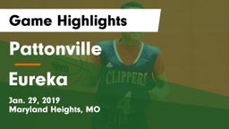 Pattonville  vs Eureka  Game Highlights - Jan. 29, 2019