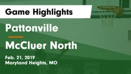 Pattonville  vs McCluer North  Game Highlights - Feb. 21, 2019