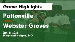 Pattonville  vs Webster Groves  Game Highlights - Jan. 8, 2021