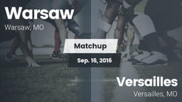 Matchup: Warsaw  vs. Versailles  2016