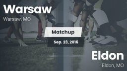 Matchup: Warsaw  vs. Eldon  2016