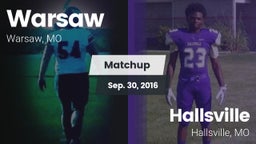 Matchup: Warsaw  vs. Hallsville  2016