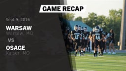 Recap: Warsaw  vs. Osage  2016