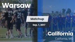 Matchup: Warsaw  vs. California  2017