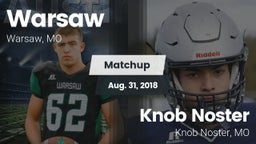 Matchup: Warsaw  vs. Knob Noster  2018