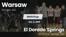 Matchup: Warsaw  vs. El Dorado Springs  2018