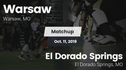 Matchup: Warsaw  vs. El Dorado Springs  2019