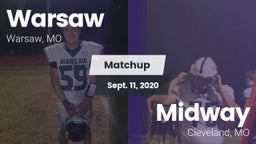 Matchup: Warsaw  vs. Midway  2020