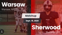 Matchup: Warsaw  vs. Sherwood  2020