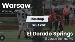 Matchup: Warsaw  vs. El Dorado Springs  2020