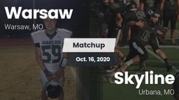 Matchup: Warsaw  vs. Skyline  2020