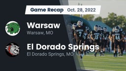 Recap: Warsaw  vs. El Dorado Springs  2022