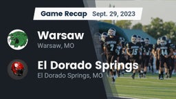 Recap: Warsaw  vs. El Dorado Springs  2023