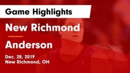 New Richmond  vs Anderson  Game Highlights - Dec. 28, 2019