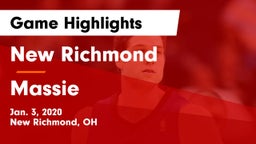 New Richmond  vs Massie Game Highlights - Jan. 3, 2020