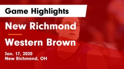 New Richmond  vs Western Brown Game Highlights - Jan. 17, 2020