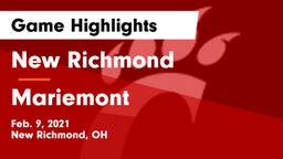 New Richmond  vs Mariemont  Game Highlights - Feb. 9, 2021