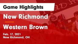 New Richmond  vs Western Brown Game Highlights - Feb. 17, 2021
