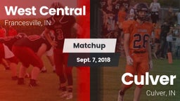 Matchup: West Central High vs. Culver  2018