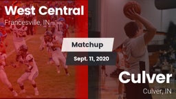 Matchup: West Central High vs. Culver  2020