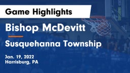 Bishop McDevitt  vs Susquehanna Township  Game Highlights - Jan. 19, 2022