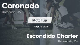 Matchup: Coronado  vs. Escondido Charter  2016