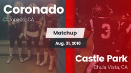 Matchup: Coronado  vs. Castle Park  2018