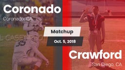 Matchup: Coronado  vs. Crawford  2018
