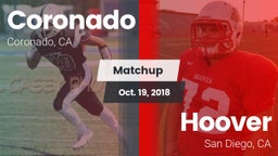 Matchup: Coronado  vs. Hoover  2018