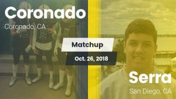 Matchup: Coronado  vs. Serra  2018
