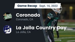 Recap: Coronado  vs. La Jolla Country Day  2022