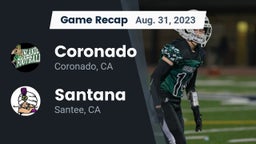 Recap: Coronado  vs. Santana  2023