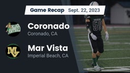 Recap: Coronado  vs. Mar Vista  2023
