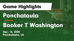 Ponchatoula  vs Booker T Washington Game Highlights - Dec. 14, 2020