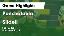 Ponchatoula  vs Slidell  Game Highlights - Feb. 9, 2021