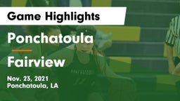 Ponchatoula  vs Fairview Game Highlights - Nov. 23, 2021