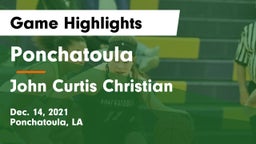 Ponchatoula  vs John Curtis Christian  Game Highlights - Dec. 14, 2021