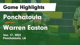 Ponchatoula  vs Warren Easton Game Highlights - Jan. 17, 2022