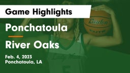Ponchatoula  vs River Oaks Game Highlights - Feb. 4, 2023