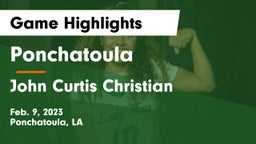 Ponchatoula  vs John Curtis Christian  Game Highlights - Feb. 9, 2023