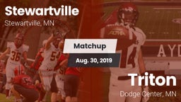 Matchup: Stewartville High vs. Triton  2019